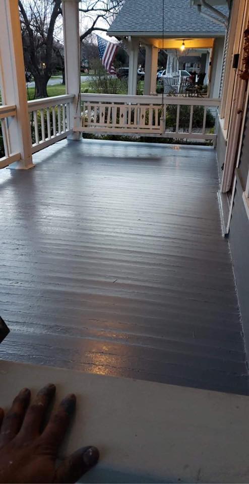 Deck Painting After